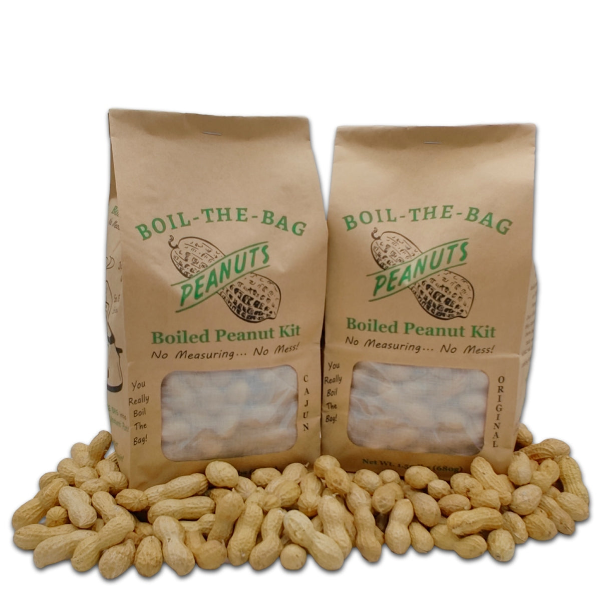 Boil-The-Bag Boiled Peanuts - 2 Bags